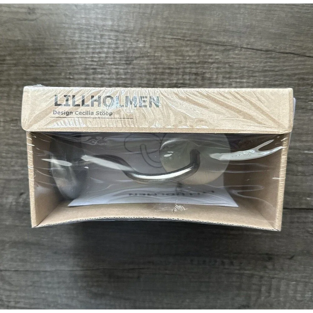 IKEA LILLHOLMEN STAINLESS STEEL TRIPLE HOOK WALL MOUNT #741.85‎